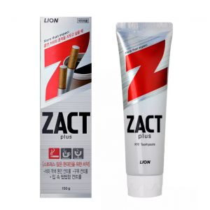 Lion Zact Plus Отбеливающая зубная паста 150г