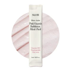 Маска Su:m37 Micro-Active Pink Vitamin Bubbletox Mask Pack Маска Su:m37 Micro-Active Pink Vitamin Bubbletox Mask Pack